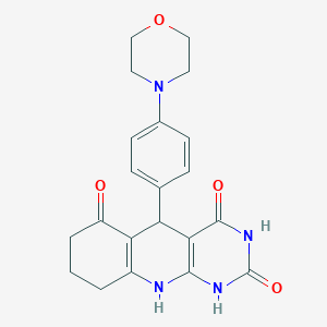 5-(4-Morpholin-4-ylphenyl)-1,5,7,8,9,10-hexahydropyrimido[4,5-b]quinoline-2,4,6-trione