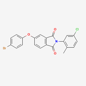 5-(4-bromophenoxy)-2-(5-chloro-2-methylphenyl)-1H-isoindole-1,3(2H)-dione