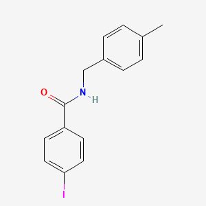 4-iodo-N-[(4-methylphenyl)methyl]benzamide