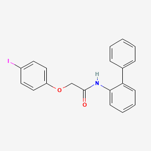 N-2-biphenylyl-2-(4-iodophenoxy)acetamide