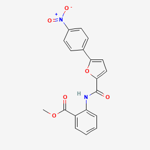 methyl 2-{[5-(4-nitrophenyl)-2-furoyl]amino}benzoate