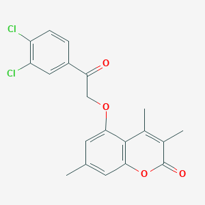 5-[2-(3,4-dichlorophenyl)-2-oxoethoxy]-3,4,7-trimethyl-2H-chromen-2-one