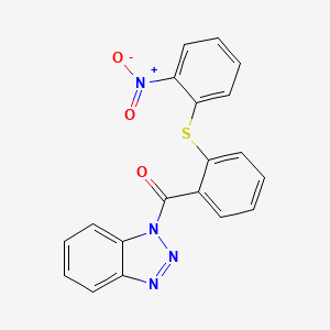 1-{2-[(2-nitrophenyl)thio]benzoyl}-1H-1,2,3-benzotriazole