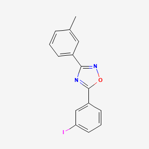 5-(3-iodophenyl)-3-(3-methylphenyl)-1,2,4-oxadiazole