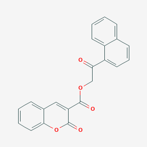 2-(1-naphthyl)-2-oxoethyl 2-oxo-2H-chromene-3-carboxylate