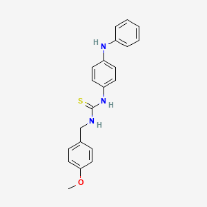 1-(4-Methoxybenzyl)-3-[4-(phenylamino)phenyl]thiourea