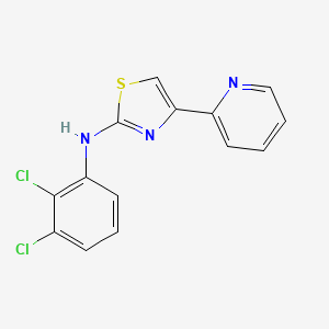 N-(2,3-dichlorophenyl)-4-pyridin-2-yl-1,3-thiazol-2-amine