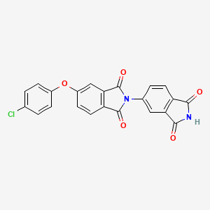 5-(4-chlorophenoxy)-1'H-2,5'-biisoindole-1,1',3,3'(2'H)-tetrone