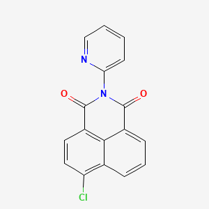 6-chloro-2-(2-pyridinyl)-1H-benzo[de]isoquinoline-1,3(2H)-dione