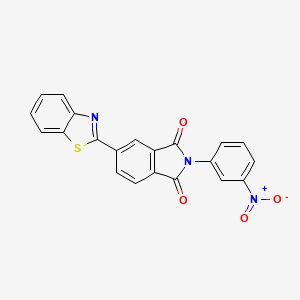 5-(1,3-benzothiazol-2-yl)-2-(3-nitrophenyl)-1H-isoindole-1,3(2H)-dione