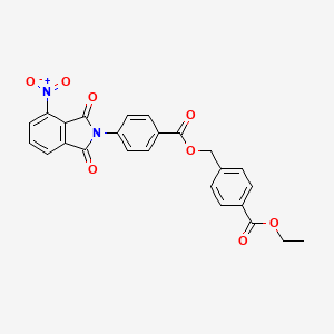 4-(ethoxycarbonyl)benzyl 4-(4-nitro-1,3-dioxo-1,3-dihydro-2H-isoindol-2-yl)benzoate