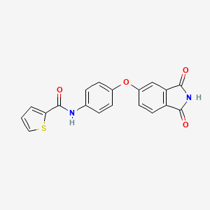 N-[4-[(2,3-Dihydro-1,3-dioxo-1H-isoindol-5-yl)oxy]phenyl]-2-thiophenecarboxamide