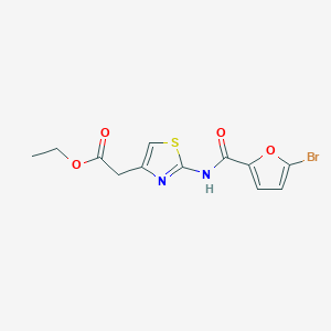 ETHYL 2-[2-(5-BROMOFURAN-2-AMIDO)-1,3-THIAZOL-4-YL]ACETATE