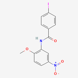 4-iodo-N-(2-methoxy-5-nitrophenyl)benzamide