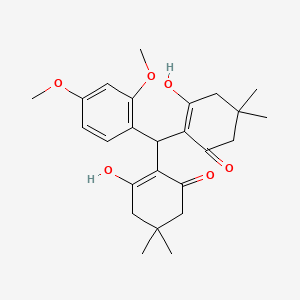 2,2'-[(2,4-dimethoxyphenyl)methylene]bis(3-hydroxy-5,5-dimethyl-2-cyclohexen-1-one)