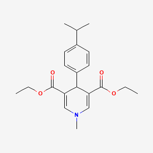 3,5-DIETHYL 1-METHYL-4-[4-(PROPAN-2-YL)PHENYL]-1,4-DIHYDROPYRIDINE-3,5-DICARBOXYLATE