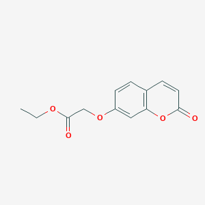 molecular formula C13H12O5 B362832 Ethyl 2-(2-oxo-2H-chromen-7-yloxy)acetate CAS No. 72000-18-1