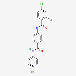 N-[4-[(4-bromophenyl)carbamoyl]phenyl]-2,4-dichlorobenzamide