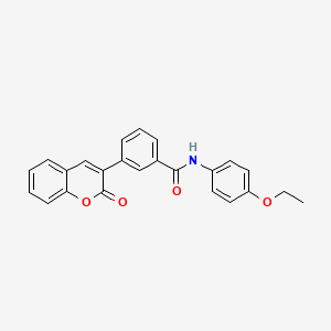 N-(4-ethoxyphenyl)-3-(2-oxo-2H-chromen-3-yl)benzamide