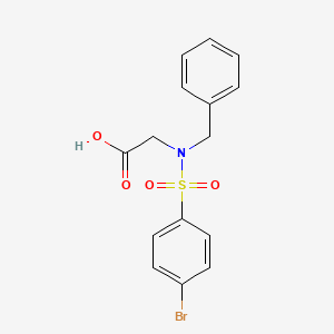 N-benzyl-N-[(4-bromophenyl)sulfonyl]glycine