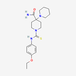 1'-[(4-ethoxyphenyl)carbamothioyl]-1,4'-bipiperidine-4'-carboxamide