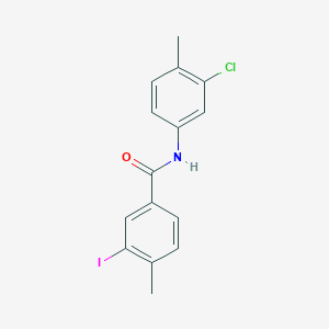 N-(3-chloro-4-methylphenyl)-3-iodo-4-methylbenzamide