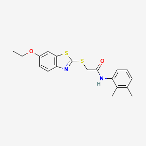 N-(2,3-dimethylphenyl)-2-[(6-ethoxy-1,3-benzothiazol-2-yl)sulfanyl]acetamide