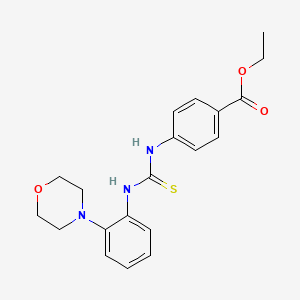 Ethyl 4-[(2-morpholin-4-ylphenyl)carbamothioylamino]benzoate