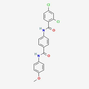 2,4-dichloro-N-(4-{[(4-methoxyphenyl)amino]carbonyl}phenyl)benzamide