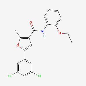 5-(3,5-dichlorophenyl)-N-(2-ethoxyphenyl)-2-methyl-3-furamide