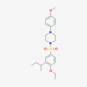 1-[(3-Sec-butyl-4-ethoxyphenyl)sulfonyl]-4-(4-methoxyphenyl)piperazine
