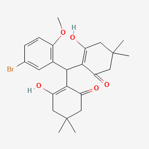 2,2'-[(5-bromo-2-methoxyphenyl)methylene]bis(3-hydroxy-5,5-dimethyl-2-cyclohexen-1-one)