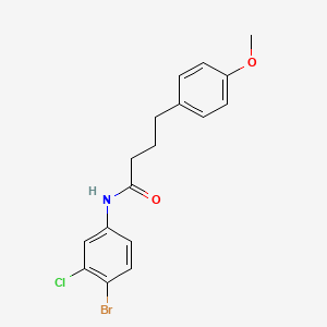 N-(4-bromo-3-chlorophenyl)-4-(4-methoxyphenyl)butanamide