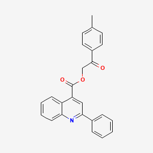 2-(4-methylphenyl)-2-oxoethyl 2-phenyl-4-quinolinecarboxylate