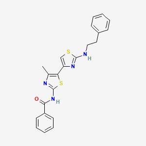 N-{4'-methyl-2-[(2-phenylethyl)amino]-4,5'-bi-1,3-thiazol-2'-yl}benzamide