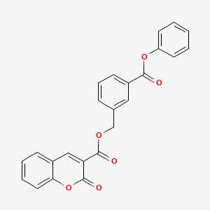 3-(phenoxycarbonyl)benzyl 2-oxo-2H-chromene-3-carboxylate