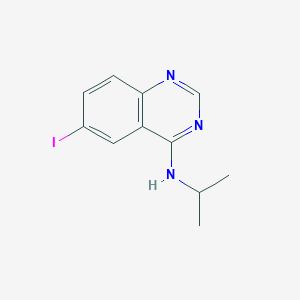 molecular formula C11H12IN3 B362923 6-iodo-N-propan-2-ylquinazolin-4-amine CAS No. 455888-82-1