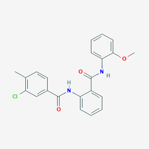 3-chloro-N-(2-{[(2-methoxyphenyl)amino]carbonyl}phenyl)-4-methylbenzamide