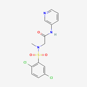 N~2~-[(2,5-dichlorophenyl)sulfonyl]-N~2~-methyl-N~1~-3-pyridinylglycinamide