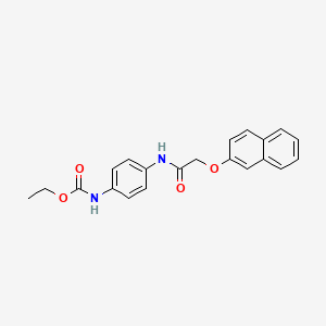 ethyl (4-{[(2-naphthyloxy)acetyl]amino}phenyl)carbamate