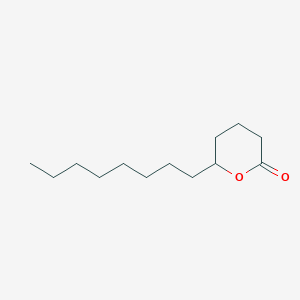 molecular formula C13H24O2 B036294 6-辛基四氢-2H-吡喃-2-酮 CAS No. 7370-92-5