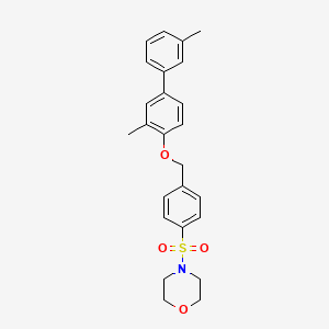 4-[(4-{[(3,3'-Dimethylbiphenyl-4-YL)oxy]methyl}phenyl)sulfonyl]morpholine