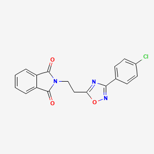 2-{2-[3-(4-chlorophenyl)-1,2,4-oxadiazol-5-yl]ethyl}-1H-isoindole-1,3(2H)-dione