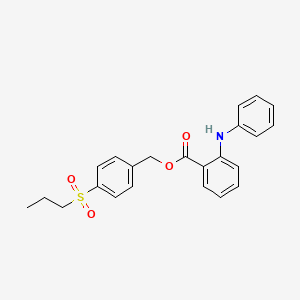 4-(propylsulfonyl)benzyl 2-anilinobenzoate