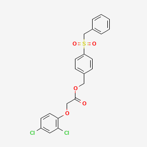 4-(Benzylsulfonyl)benzyl 2-(2,4-dichlorophenoxy)acetate