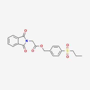 4-(Propylsulfonyl)benzyl 2-(1,3-dioxo-1,3-dihydro-2H-isoindol-2-YL)acetate