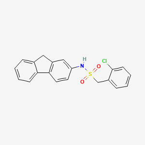 1-(2-chlorophenyl)-N-9H-fluoren-2-ylmethanesulfonamide