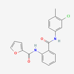 N-(2-{[(3-chloro-4-methylphenyl)amino]carbonyl}phenyl)-2-furamide