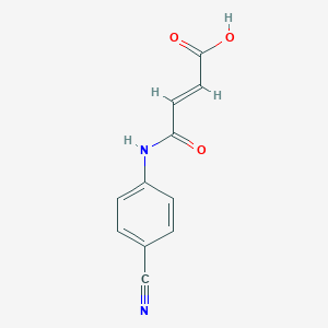 molecular formula C11H8N2O3 B363005 (2E)-4-[(4-cyanophenyl)amino]-4-oxobut-2-enoic acid CAS No. 294193-58-1