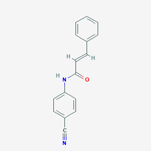 molecular formula C16H12N2O B363007 (2E)-N-(4-cyanophenyl)-3-phenylprop-2-enamide CAS No. 1776071-76-1